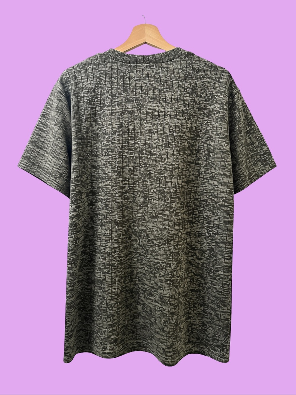 PRETTYLITTLETHING Heather Charcoal Short Sleeve Rib Tunic SIZE SMALL Tee Casual